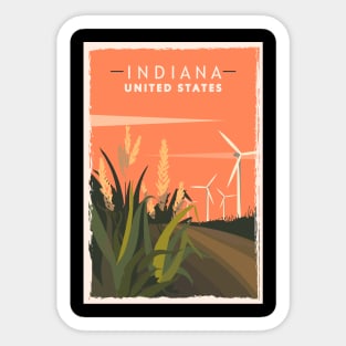 indiana Sticker